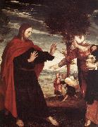 HOLBEIN, Hans the Younger Noli me Tangere (detail th oil painting